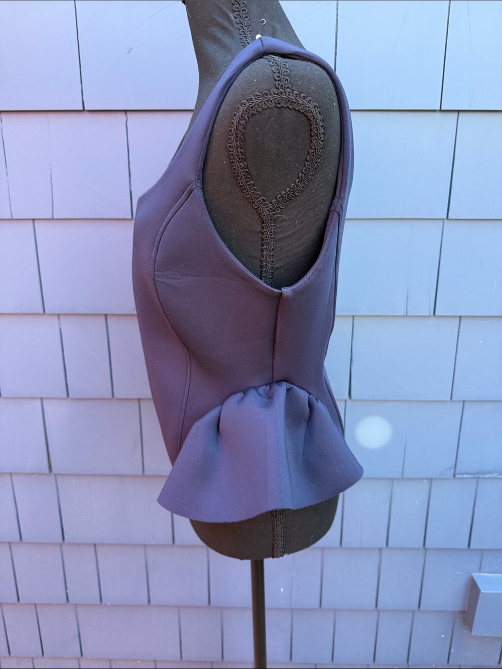 Maeve blue Peplum Tank Top medium NWT - Picture 6 of 8